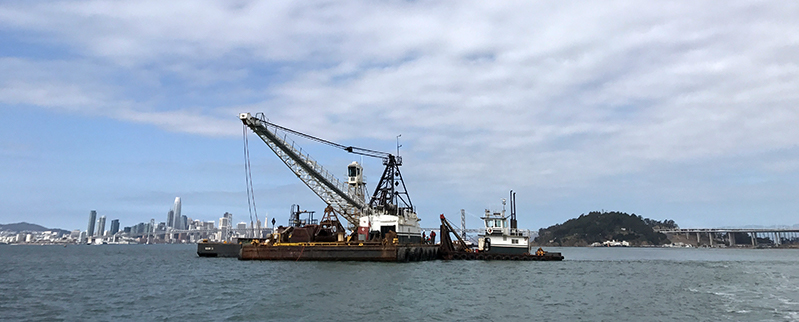 Dredger in the Bay