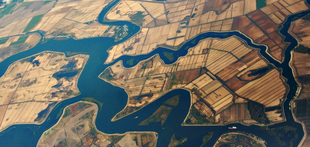 Aerial view of Delta