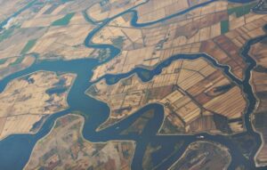 Aerial of the Delta 