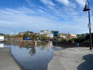 Flooding in Marin during the 2024 King Tides