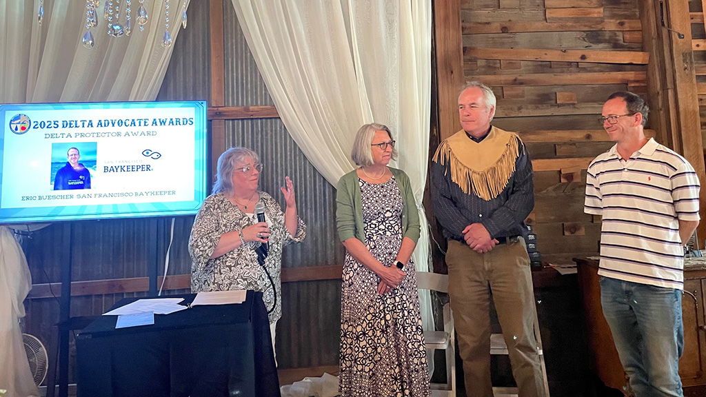Restore the Delta award cermeony